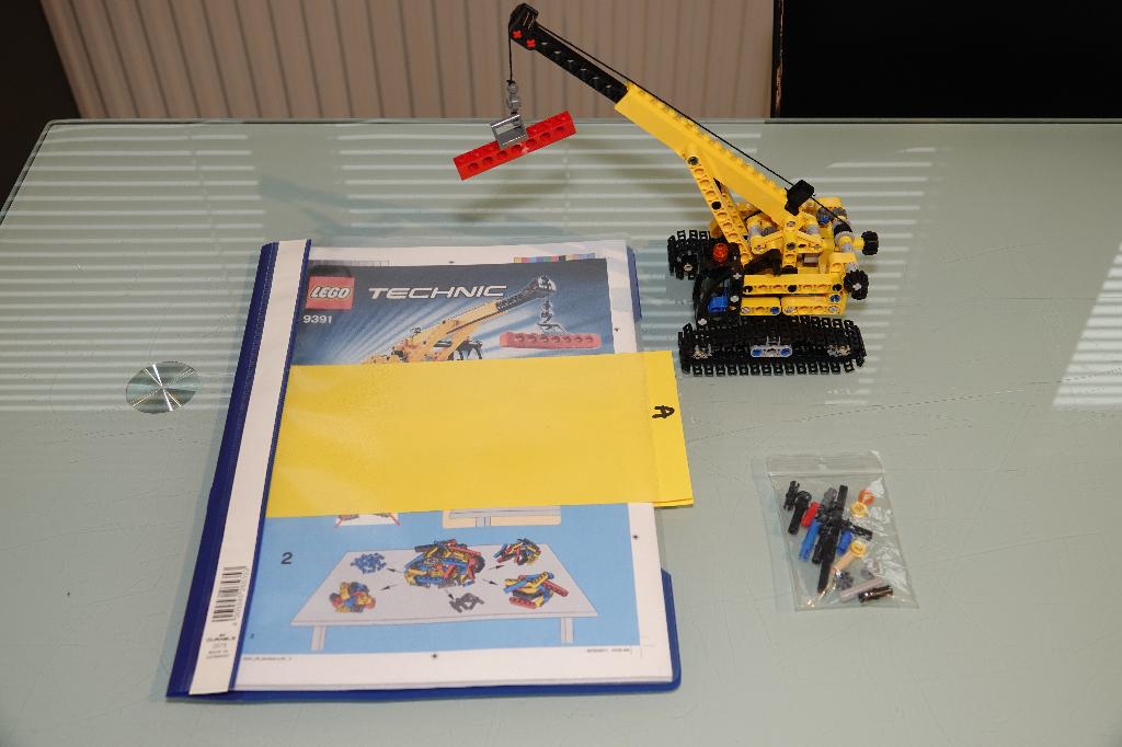 Lego Technic 9391 Rupskraan 100% compleet zonder doos, Lego, Compleet, Ophalen of Verzenden, Zo goed als nieuw