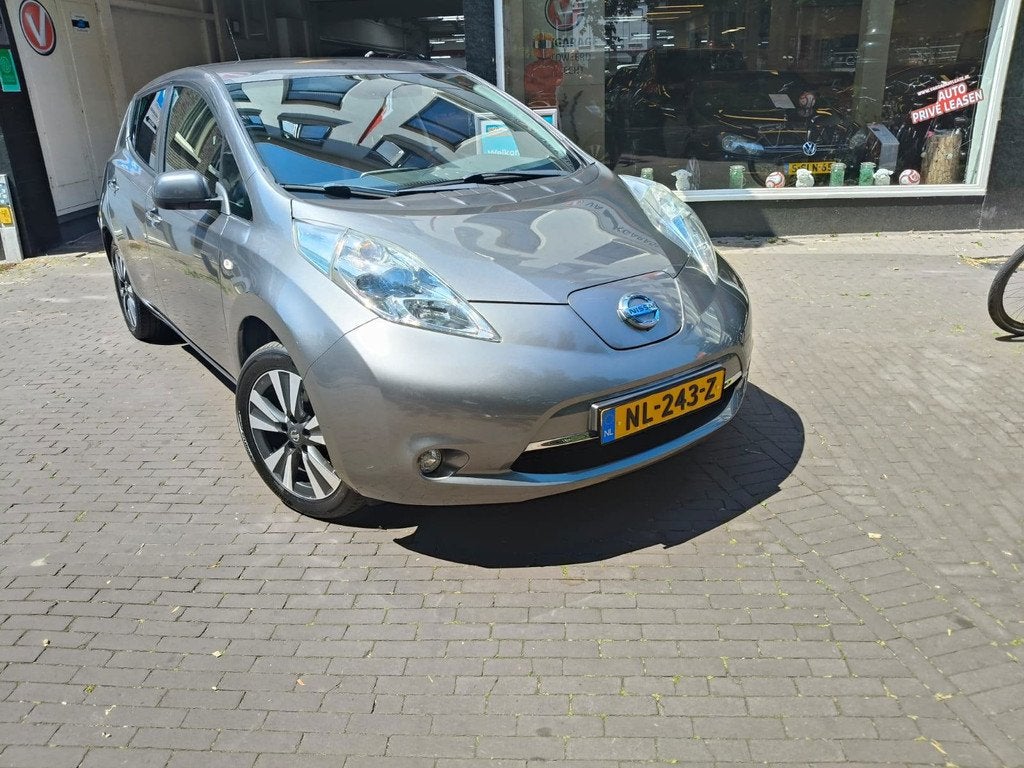 Nissan LEAF Business Edition 30 kWh SOH 63,0 %, Auto's, Nissan, Stof, Gebruikt, 199 km, Blauw