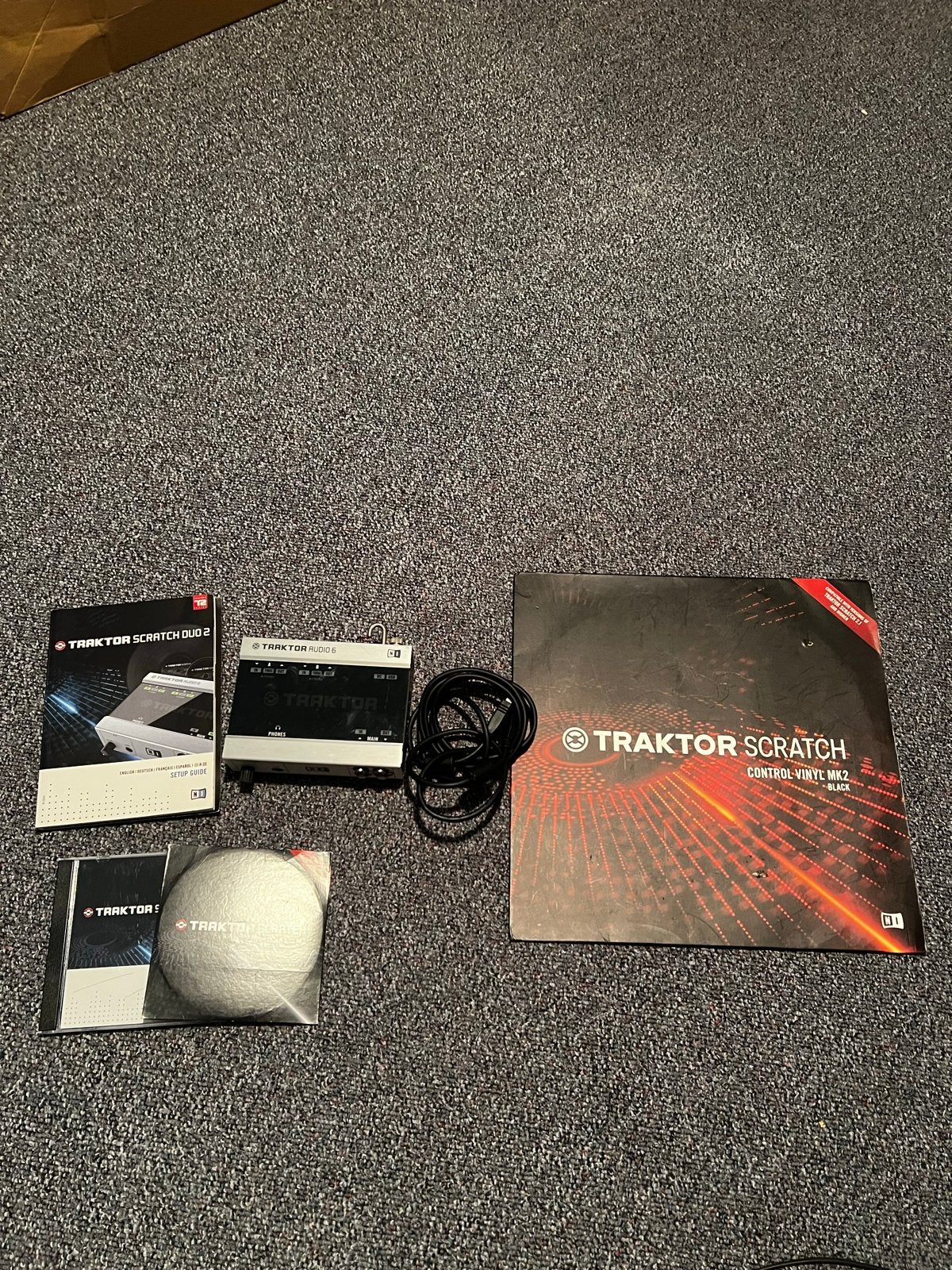 Traktor Audio 6 interface en control vinyl, Verzenden, Gebruikt, Dj-set, Overige merken
