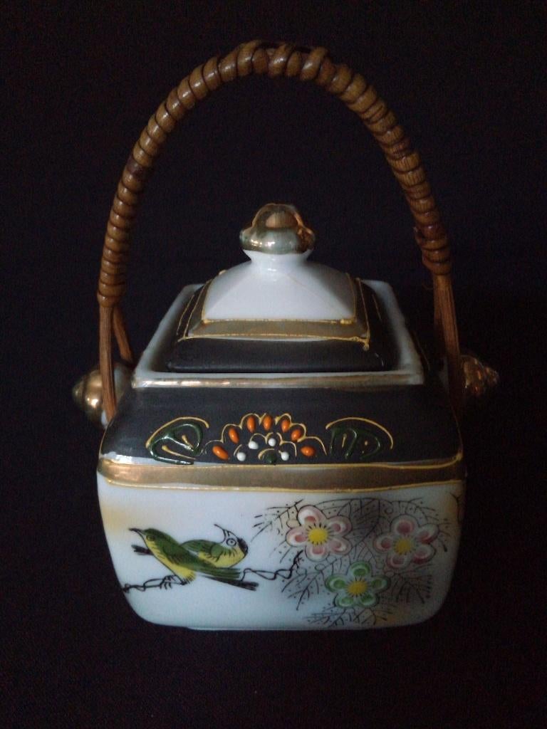 Oude Japanse TEA CADDY ~ Voor KOSTBARE Losse THEE ~ ca 1950, Antiek en Kunst, Ophalen of Verzenden