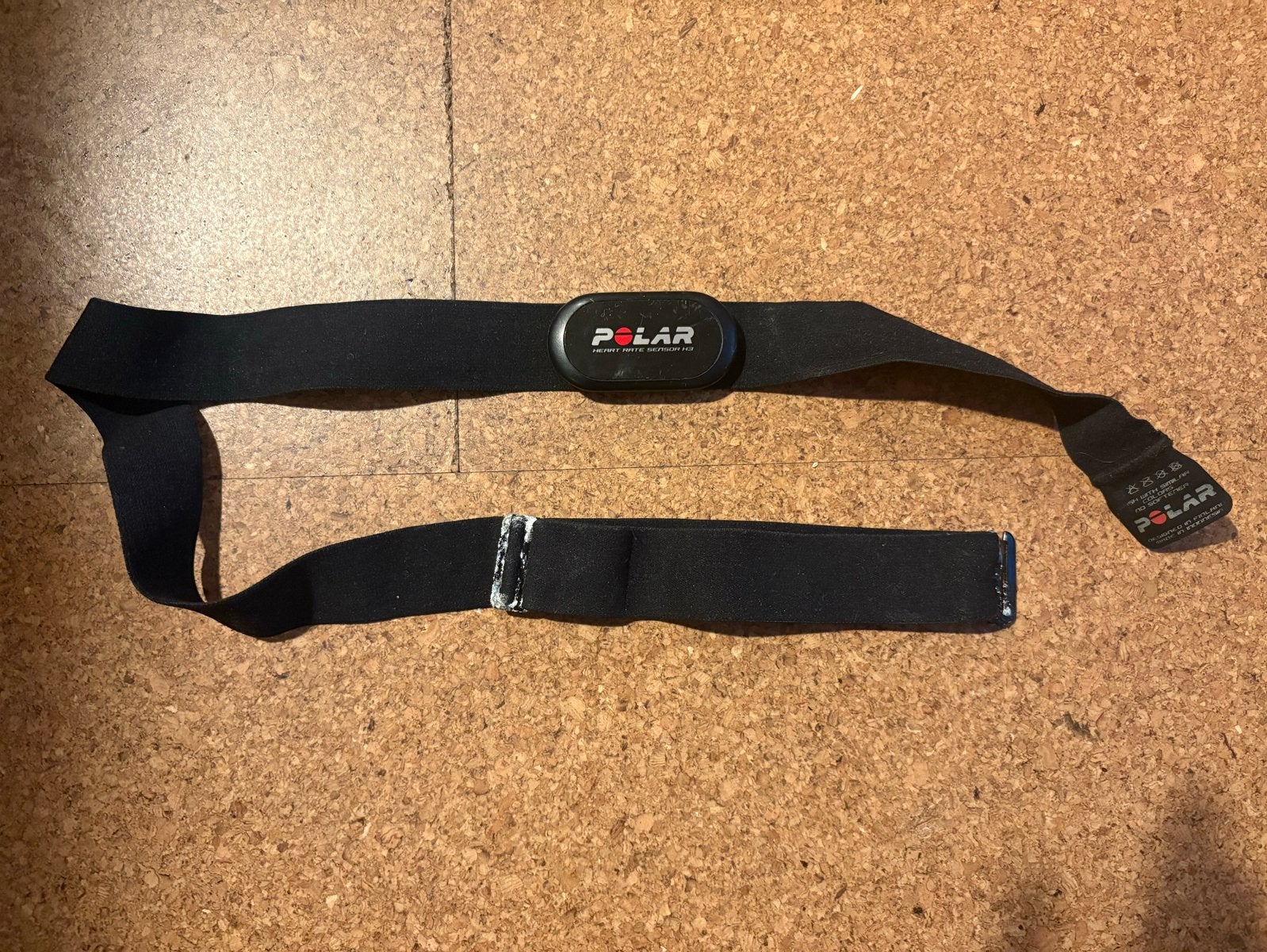 Polar H3 hartslagmeter met borstband, Sport en Fitness, Ophalen of Verzenden, Gebruikt, Polar, Met borstriem