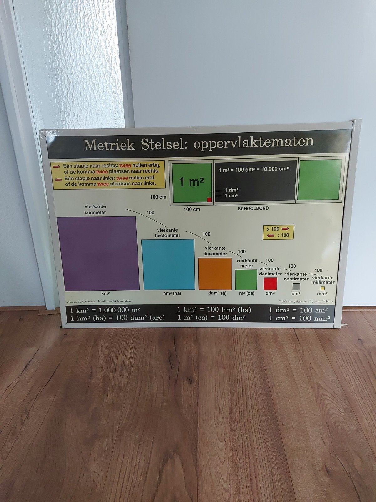 Tweezijdige schoolplaat: Metriek Stelsel & Kleine Diertjes, Ophalen