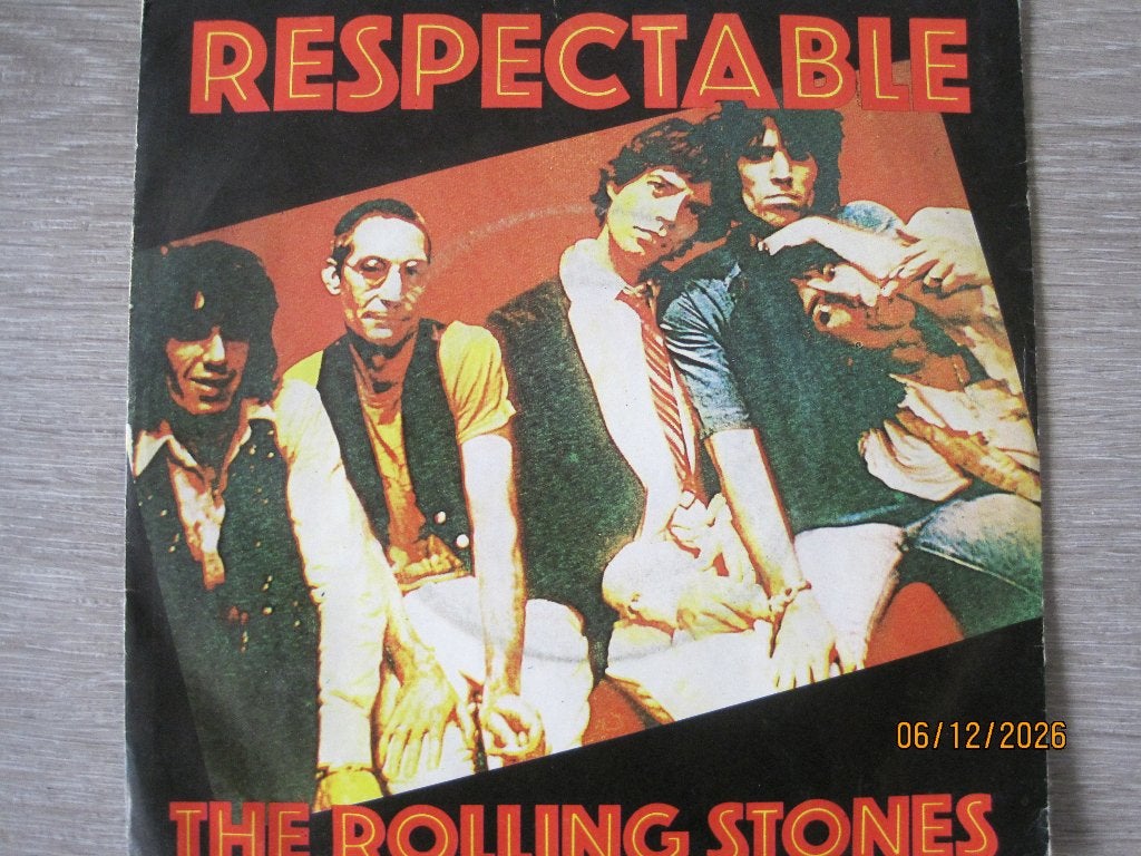 The Rolling Stones  -  Respectable, Cd's en Dvd's, Vinyl Singles, Gebruikt, Fotohoes, 7 inch, Single