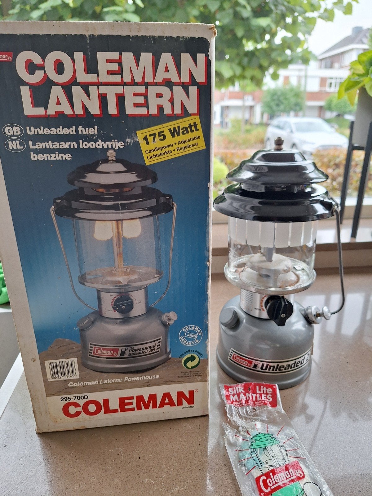 Coleman benzinelamp op loodvrije benzine model 285-700, Ophalen of Verzenden, Gebruikt