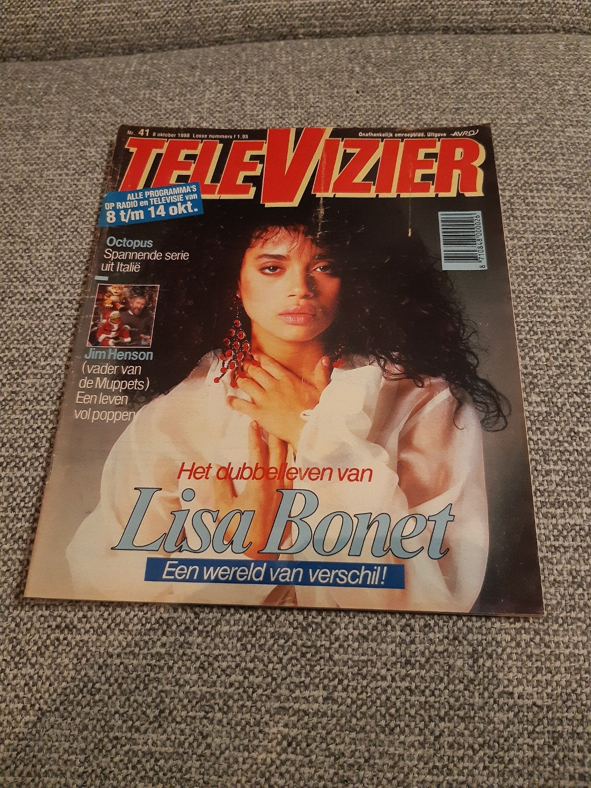 41.Televizier 1988. Liza Bonet. Jim Henson. De Muppets. Lind, Verzamelen, Verzenden, 1980 tot heden, Tijdschrift