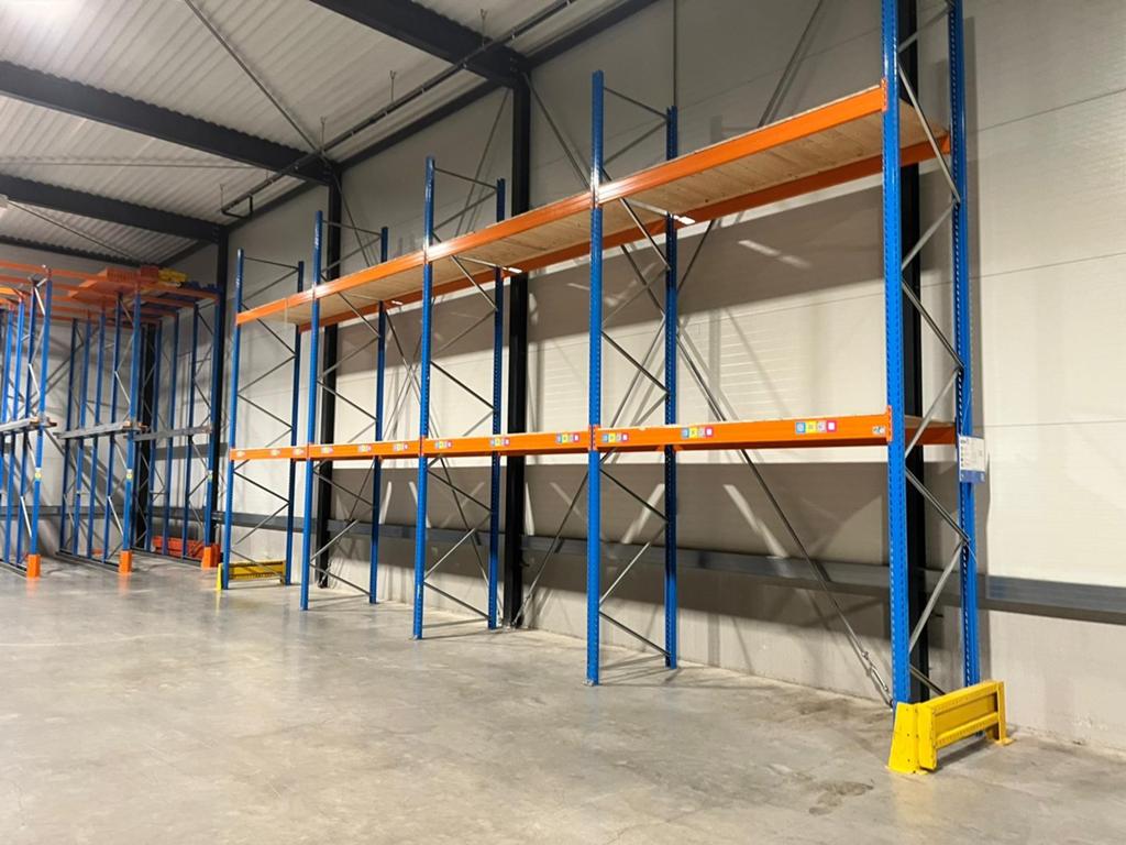 Magazijnstellingen - 5.2m breed, 5m hoog, Zakelijke goederen, Kantoor en Winkelinrichting | Magazijn, Stelling en Opslag, Ophalen of Verzenden