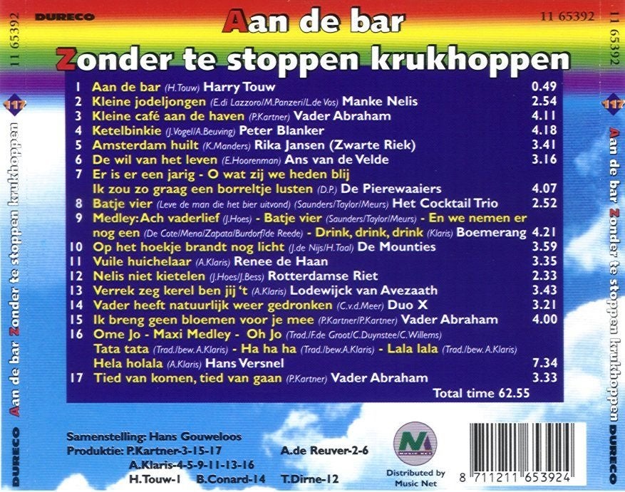 Aan De Bar Zonder Te Stoppen Krukhoppen 117 CD, Verzenden, Zo goed als nieuw, Pop, Album