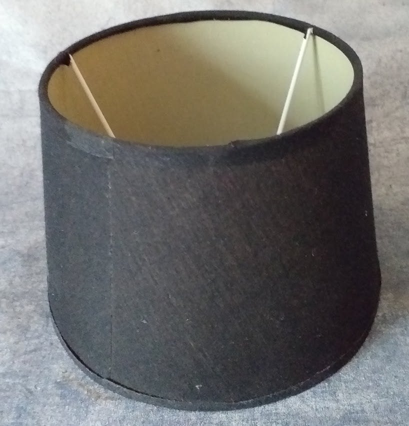 Zwarte lampenkap van Leen Bakker [5207]  [HuLaTa], Ophalen of Verzenden, Gebruikt, Stof, Minder dan 50 cm