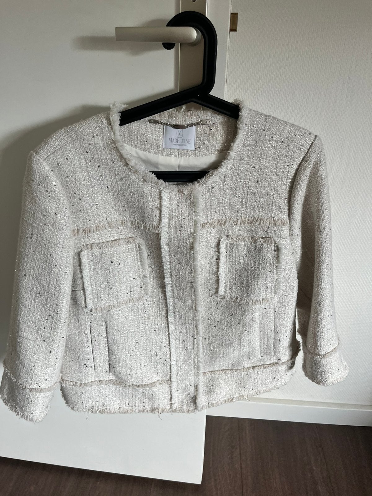 Madeleine jasje, maat 38, Maat 38/40 (M), Beige, Ophalen of Verzenden, Zo goed als nieuw