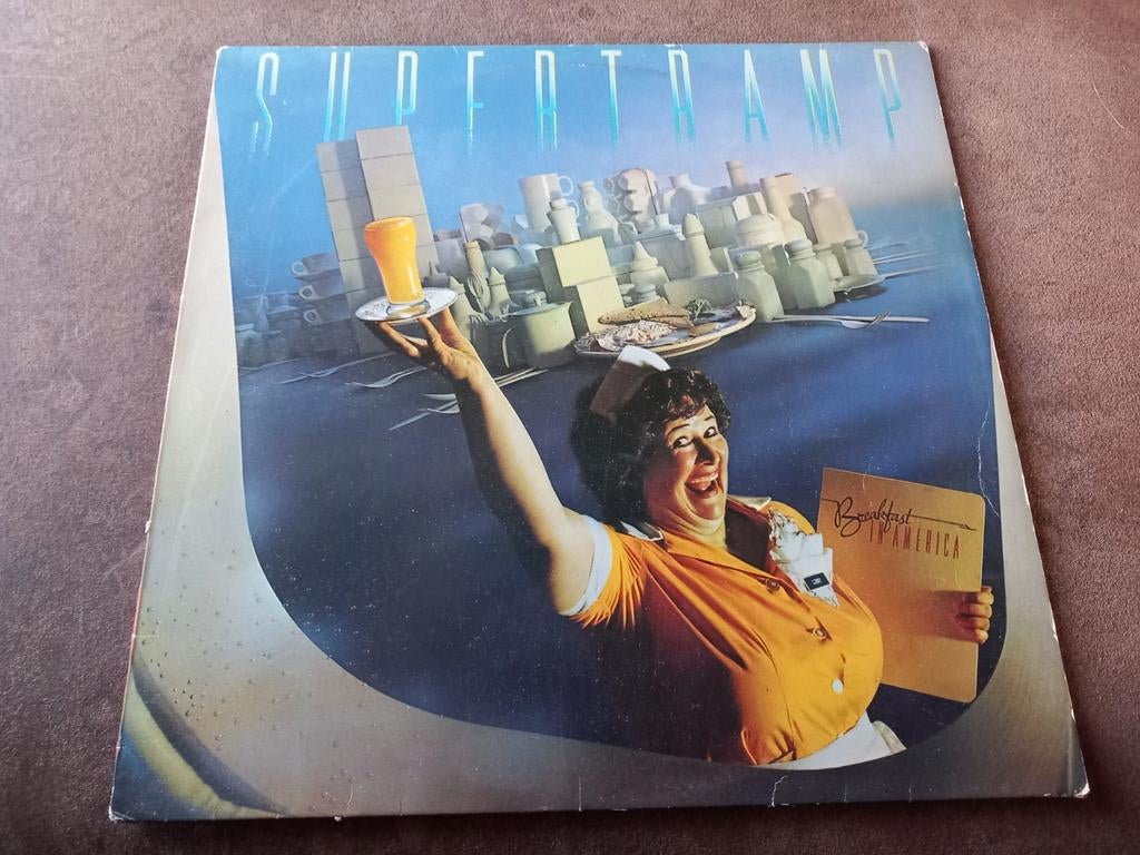 Supertramp - Breakfast in America LP (1979), Cd's en Dvd's, Vinyl | Rock, Ophalen of Verzenden, Gebruikt, 12 inch