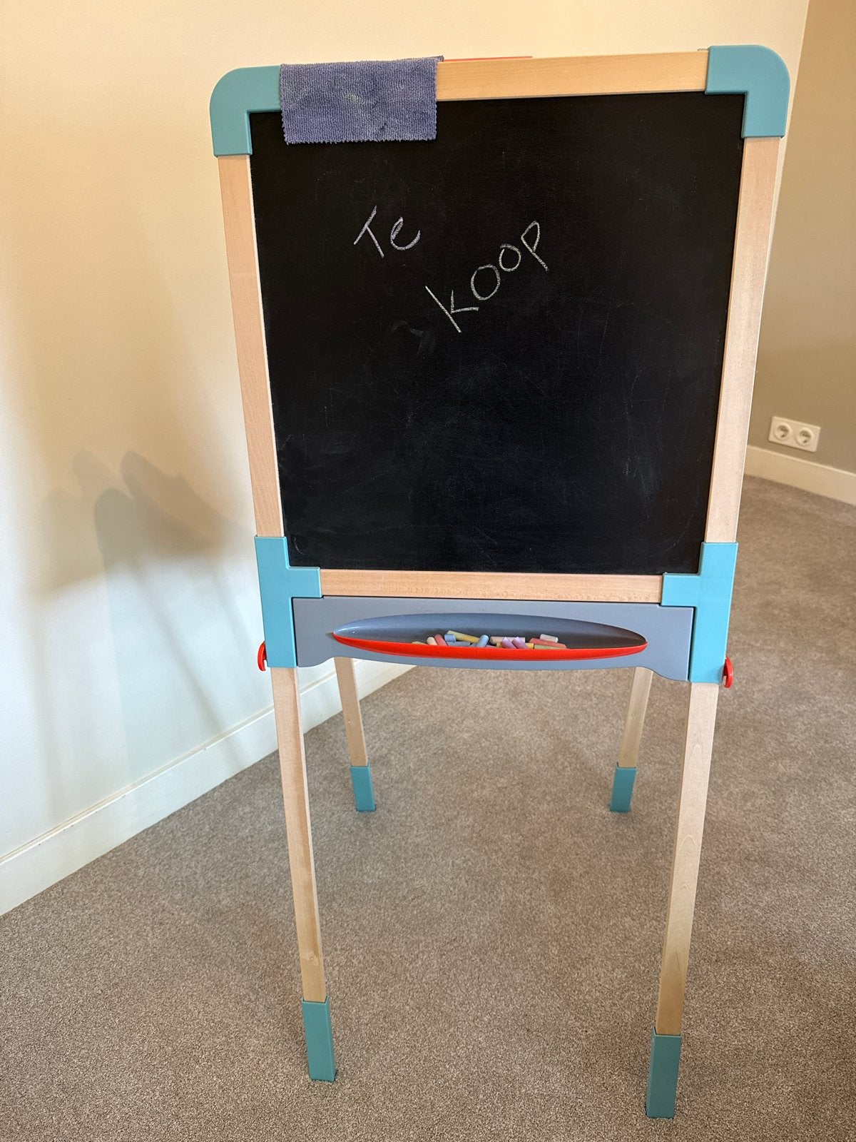 Smoby Tekenbord / Schoolbord met magneten en krijt, Kinderen en Baby's, Speelgoed | Educatief en Creatief, Ophalen, Gebruikt, Knutselen