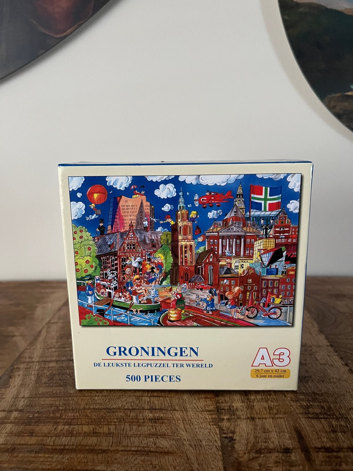 Groningen Legpuzzel 500 stukjes - De leukste ter wereld, Ophalen of Verzenden, 500 t/m 1500 stukjes, Nieuw, Legpuzzel