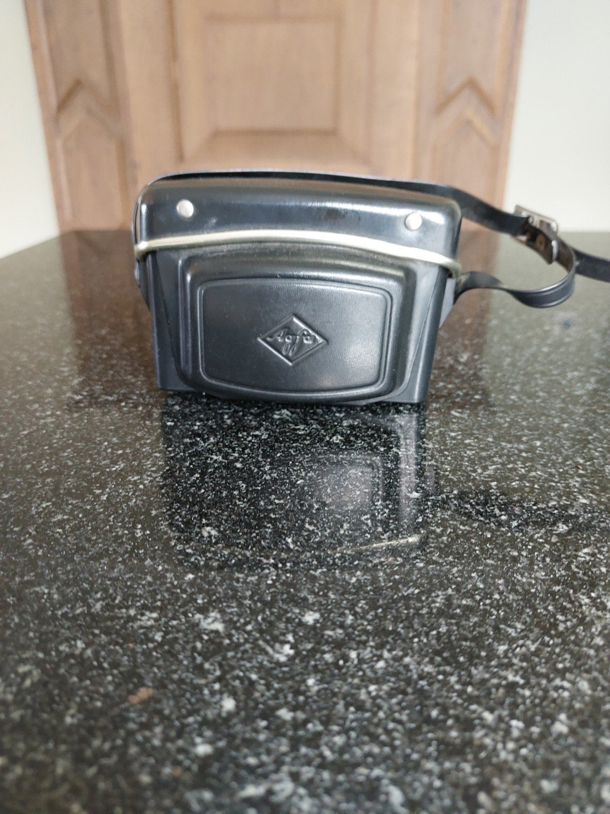 Agfa Iso Rapid C camera met tas - Vintage compactcamera, Ophalen of Verzenden, Gebruikt, Compact, Overige Merken