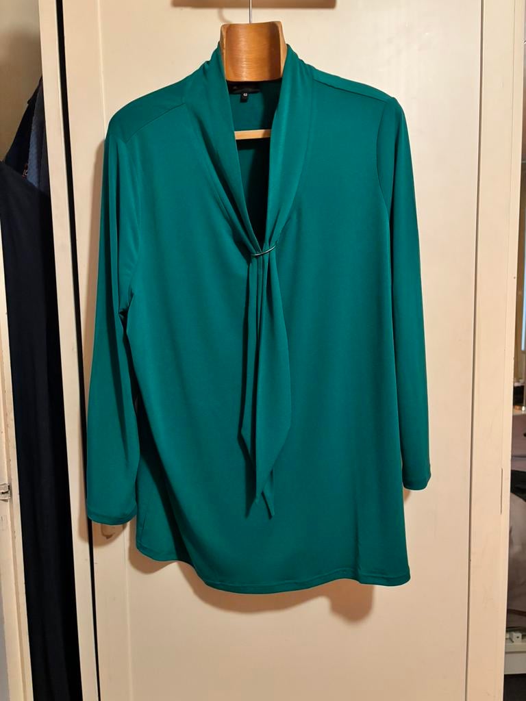 Groene  blouse M -Collection, Ophalen of Verzenden, Zo goed als nieuw, Blouse of Tuniek