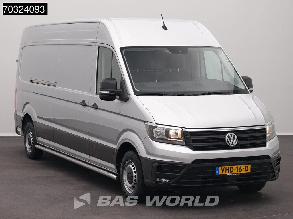 Volkswagen Crafter 140pk Automaat L4H3 Navi Airco Cruise Cam, Auto's, Bestelauto's, Automaat, Stof, Gebruikt, Euro 6