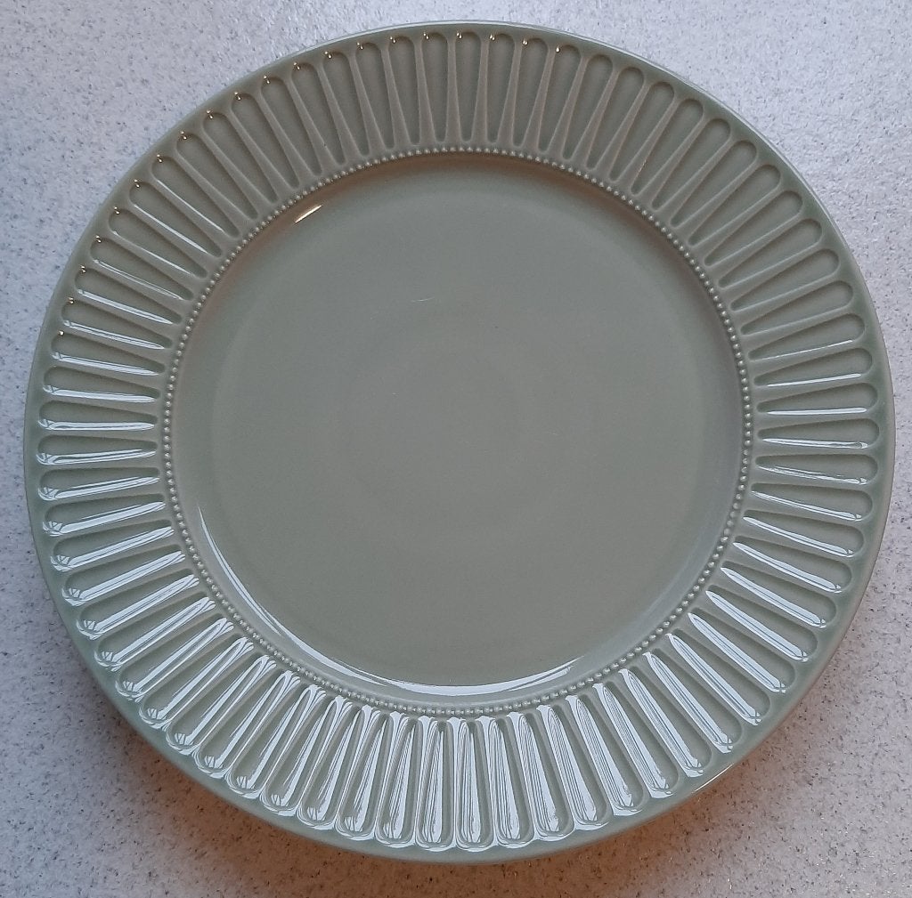 2 dinerborden, mosgroen IKEA, Ophalen, IKEA, Zo goed als nieuw, Bord(en)