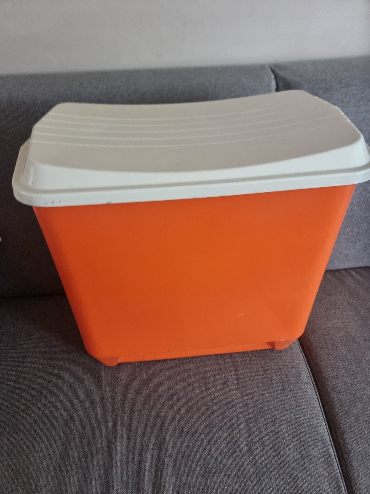 Curver Wasbox Oranje/Wit - Vintage Made in Holland, Ophalen