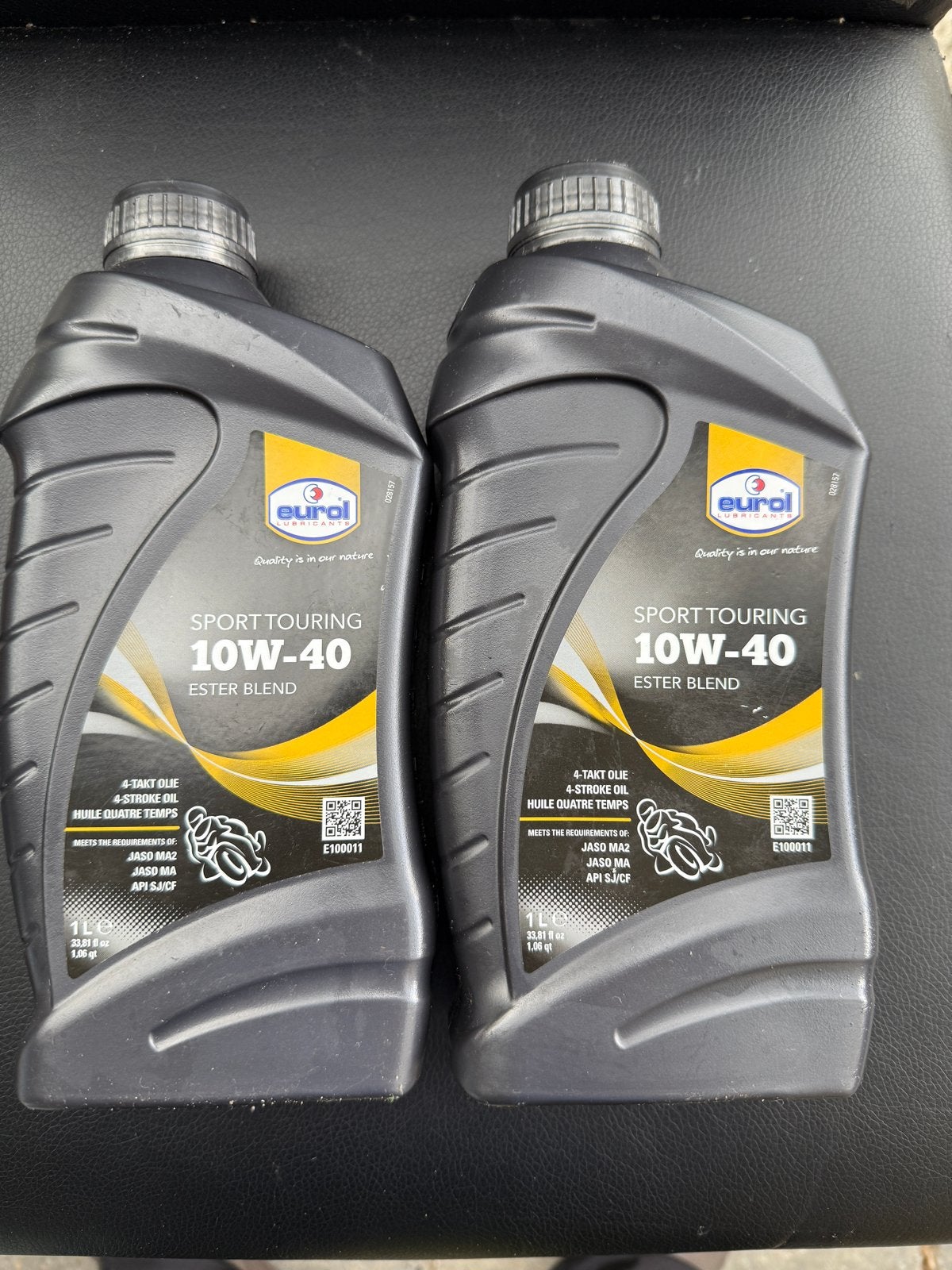 Eurol Sport Touring 10W-40 Ester Blend Motorolie (2x 1L), Ophalen