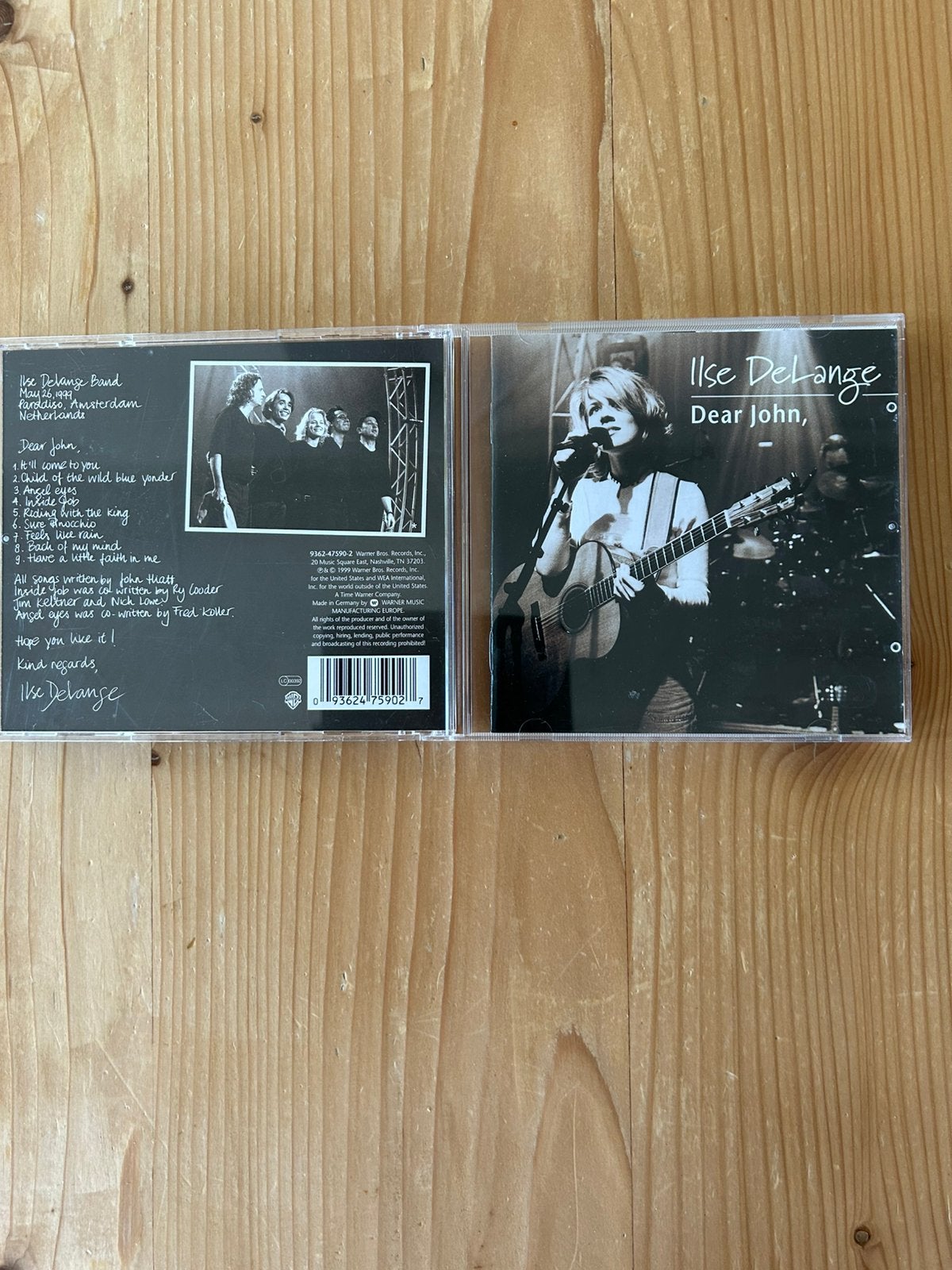 CD DEAR JOHN VAN ILSE DELANGE UIT 1999, Pop, Ophalen of Verzenden, Zo goed als nieuw, Inclusief boekje