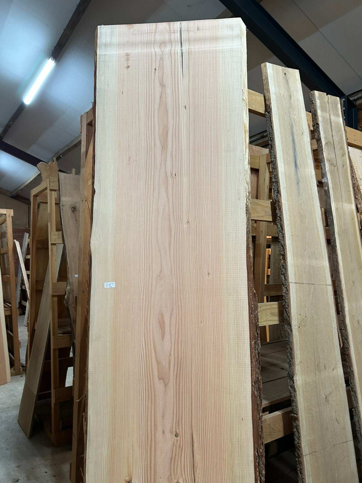 Nr 252/ douglas boomstamblad 5x55x260cm, Tuin en Terras, Ophalen, Nieuw, 250 cm of meer, Planken
