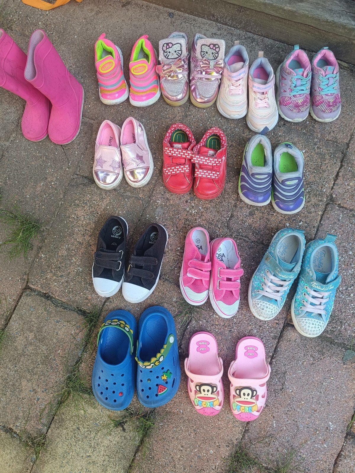 Diverse collectie kinderschoenen en laarzen, Gebruikt, Jongen of Meisje, Overige typen, Diverse merken