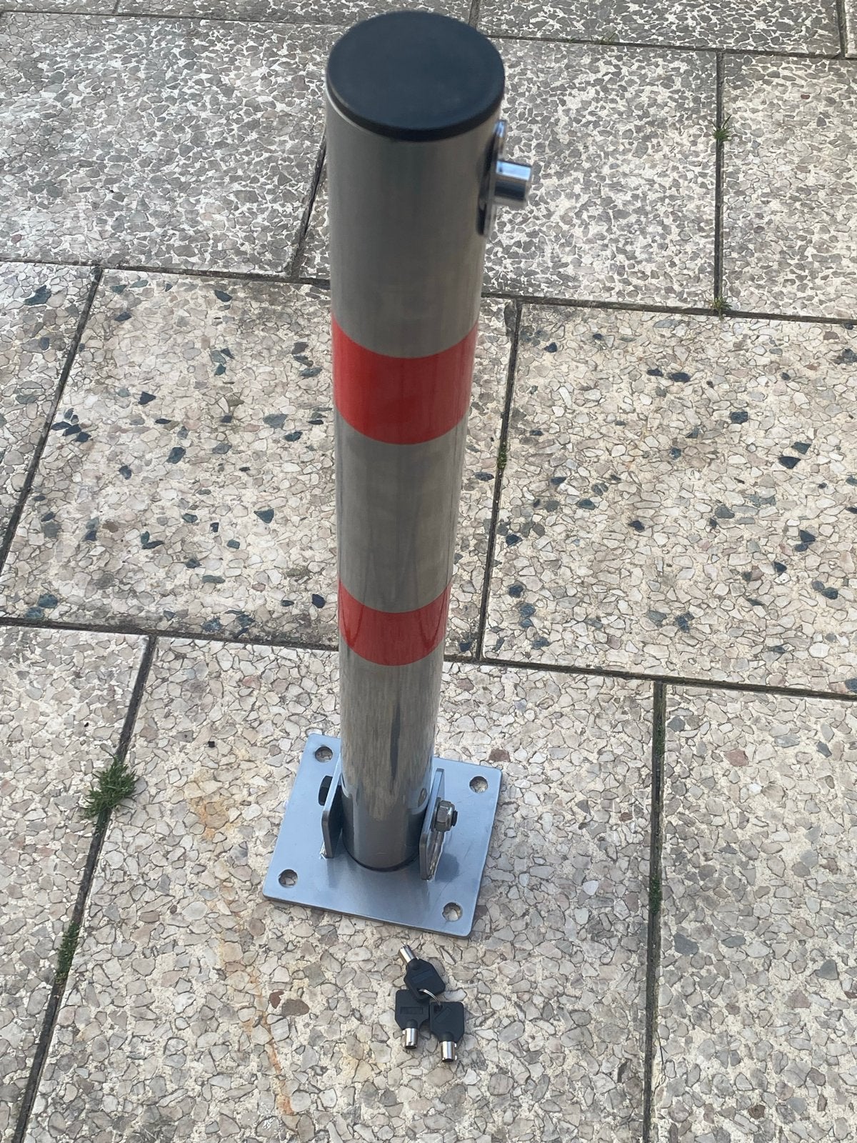 Inklapbare parkeerpaal met 3 sleutels, Ophalen of Verzenden, Nieuw