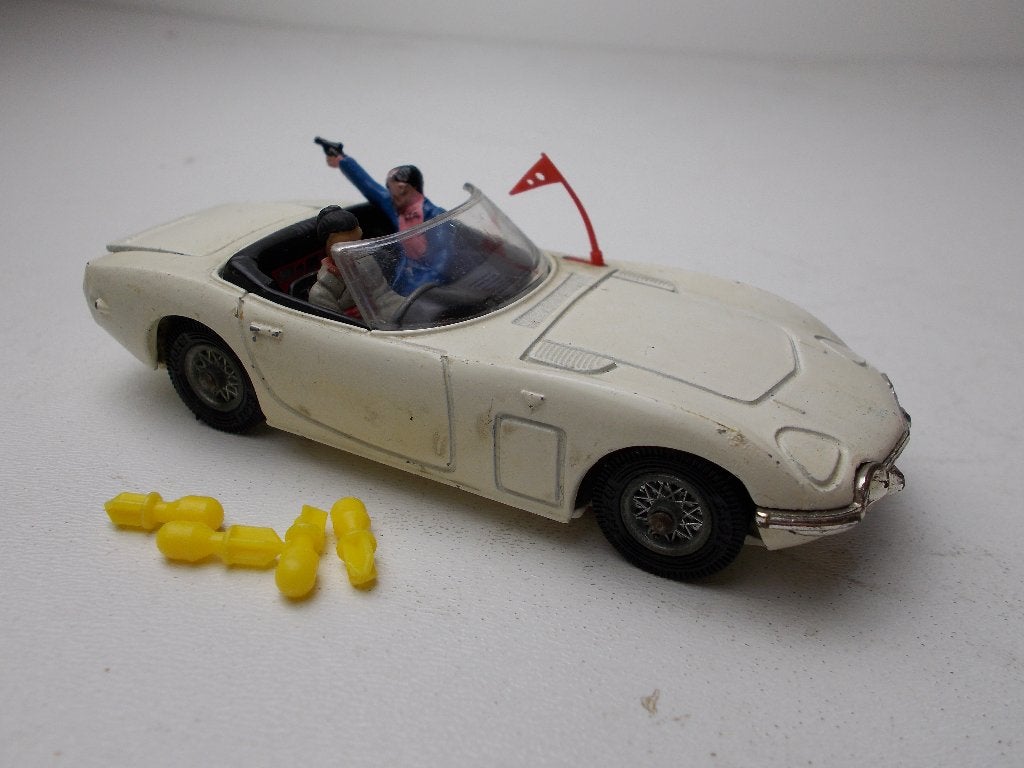 1967 Corgi Toys 336 JAMES BOND TOYOTA 2000 GT+Figuurtjes (B), Ophalen of Verzenden, Zo goed als nieuw, Auto, Corgi