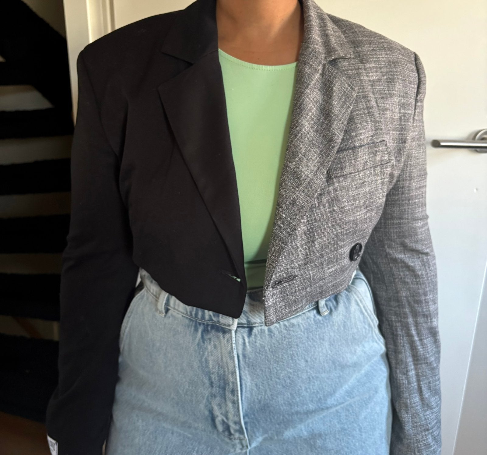 Korte blazer Bershka maat s, Kleding | Dames, Ophalen of Verzenden, Gedragen