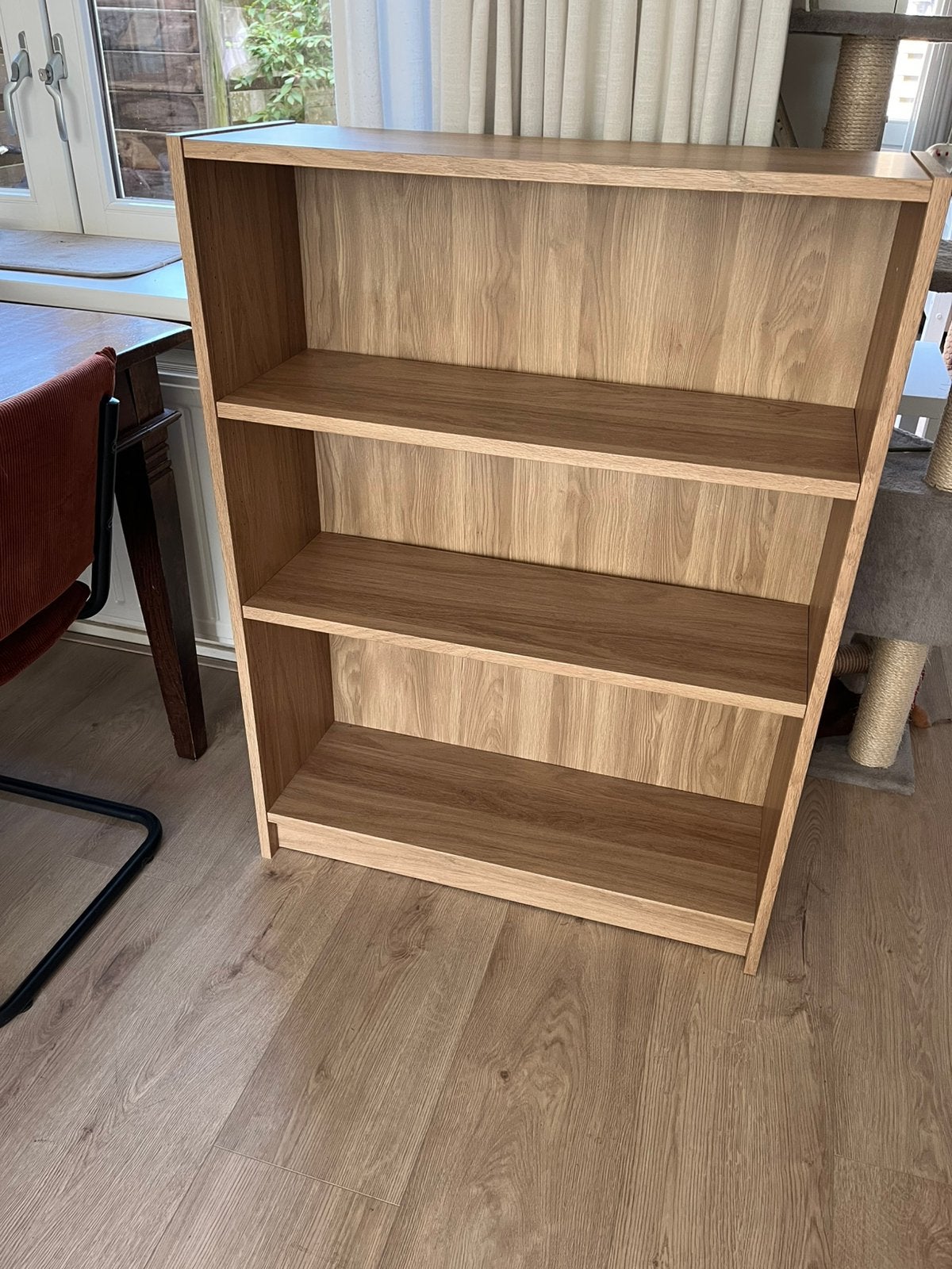 Boekenkast Ikea eikenkleur, Ophalen, 200 cm of meer, 50 tot 100 cm, Zo goed als nieuw