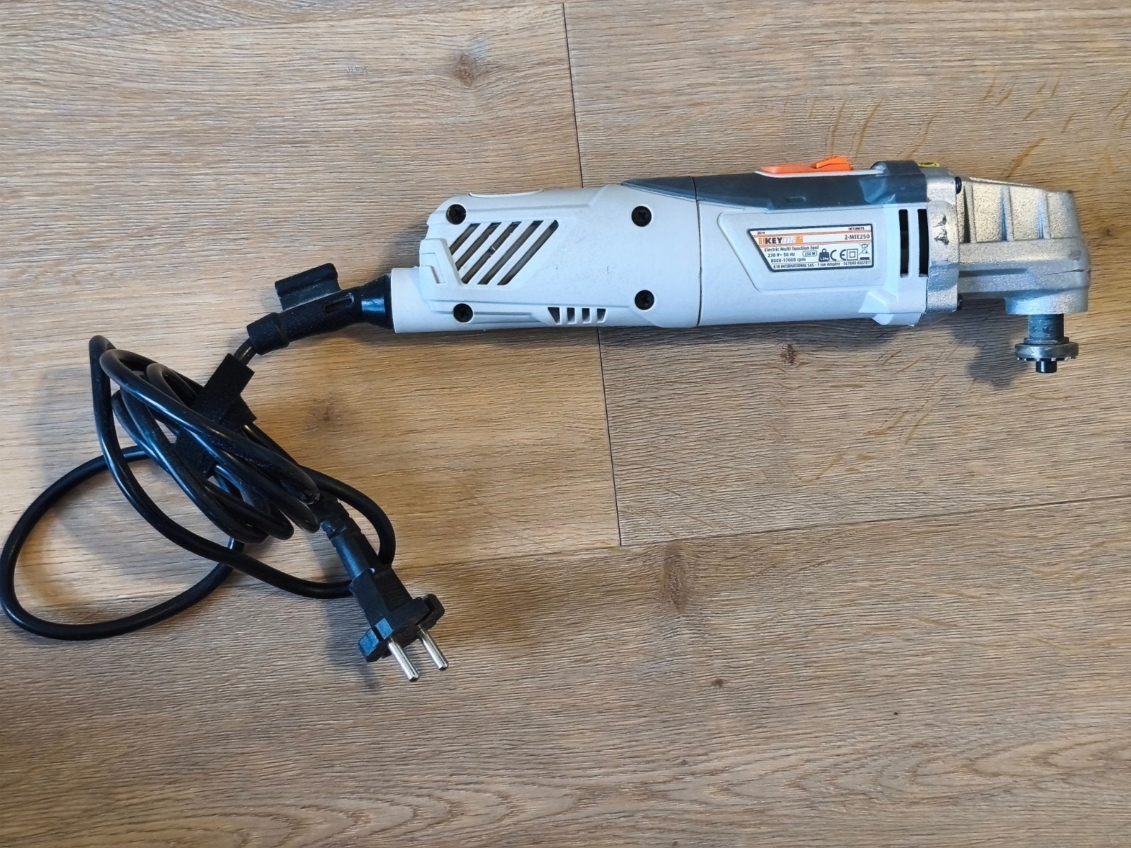 Multitool Keyma Z-MTE250 met accessoires, Ophalen of Verzenden, Gebruikt