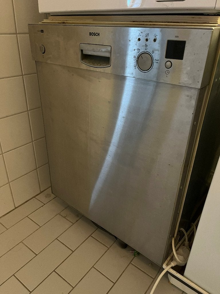 Bosch (inbouw)vaatwasser - RVS, Ophalen, Gebruikt, Minder dan 85 cm, 60 cm of meer