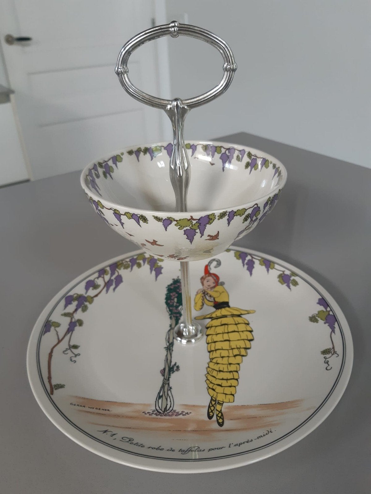 Etagere Villeroy en Boch Design 1900, Ophalen of Verzenden, Overige stijlen, Porselein, Schaal of Schalen