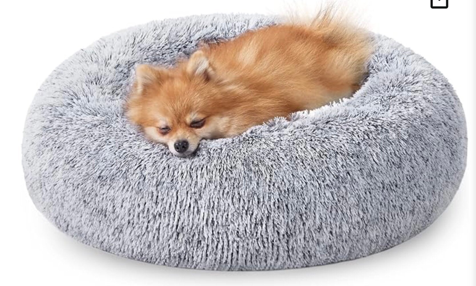 FEANDREA PGW038G01 FLUFFY DONUT HONDENMAND / KATTENMAND, Ophalen of Verzenden, Nieuw, Pluche