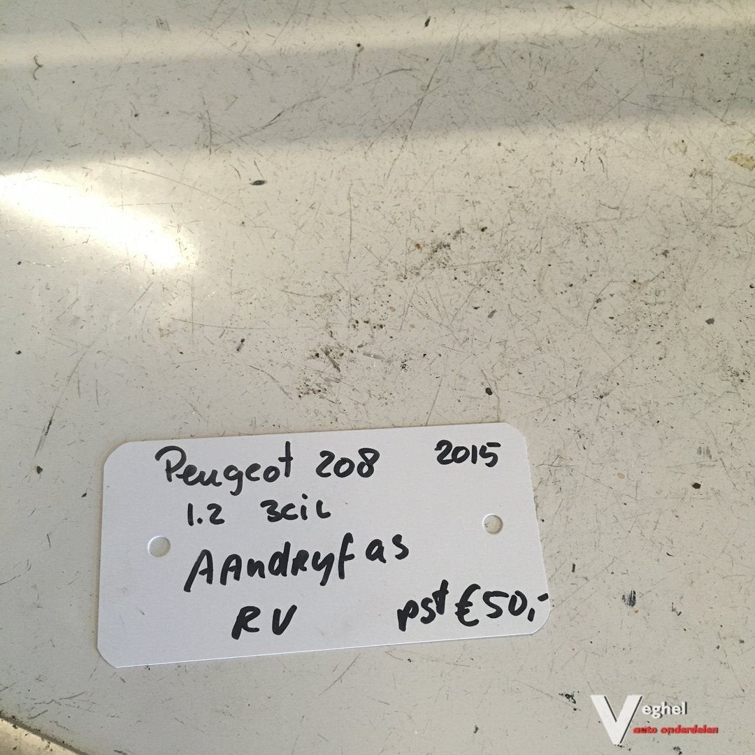 Peugeot 208 1.2 3 cilinder 2015 Aandrijfas Rechtsvoor of Lin, Gebruikt, -, -, Ophalen of Verzenden
