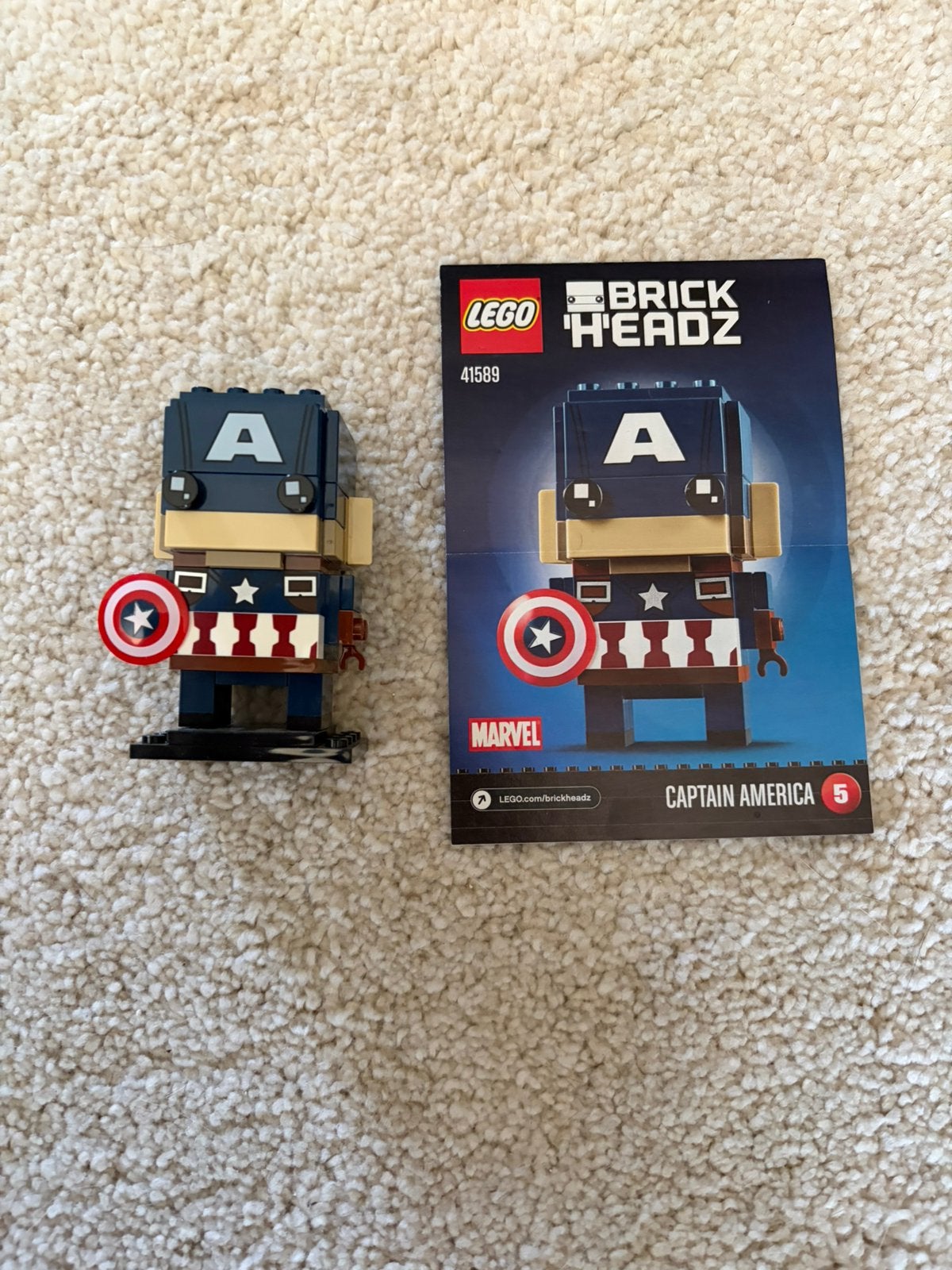 Lego 41589, Captain America, Ophalen of Verzenden, Zo goed als nieuw