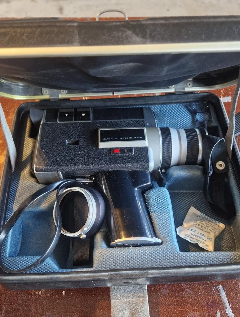 Canon Auto Zoom 518 SV Super 8 vintage Filmcamera met Koffer, Ophalen, 8mm, Camera