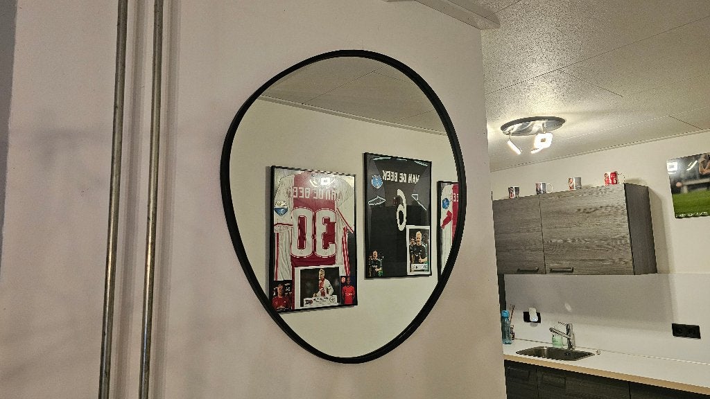 Everydays Spiegel! 78 CM! Zwart! Van 129 voor 45 euro!, Huis en Inrichting, Woonaccessoires | Spiegels, Ophalen, Nieuw, Rechthoekig