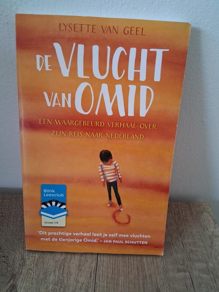 De Vlucht van Omid - Lysette van Geel (Blink Leesclub), Boeken, Ophalen of Verzenden, Zo goed als nieuw, Lysette van Geel, Non-fictie