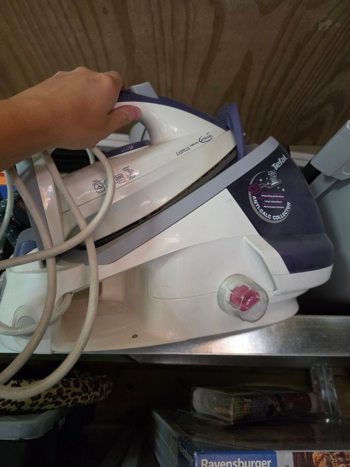 Tefal Express Anti-Calc Stoomstrijkijzer, Ophalen of Verzenden, Gebruikt, Strijkijzer met snoer