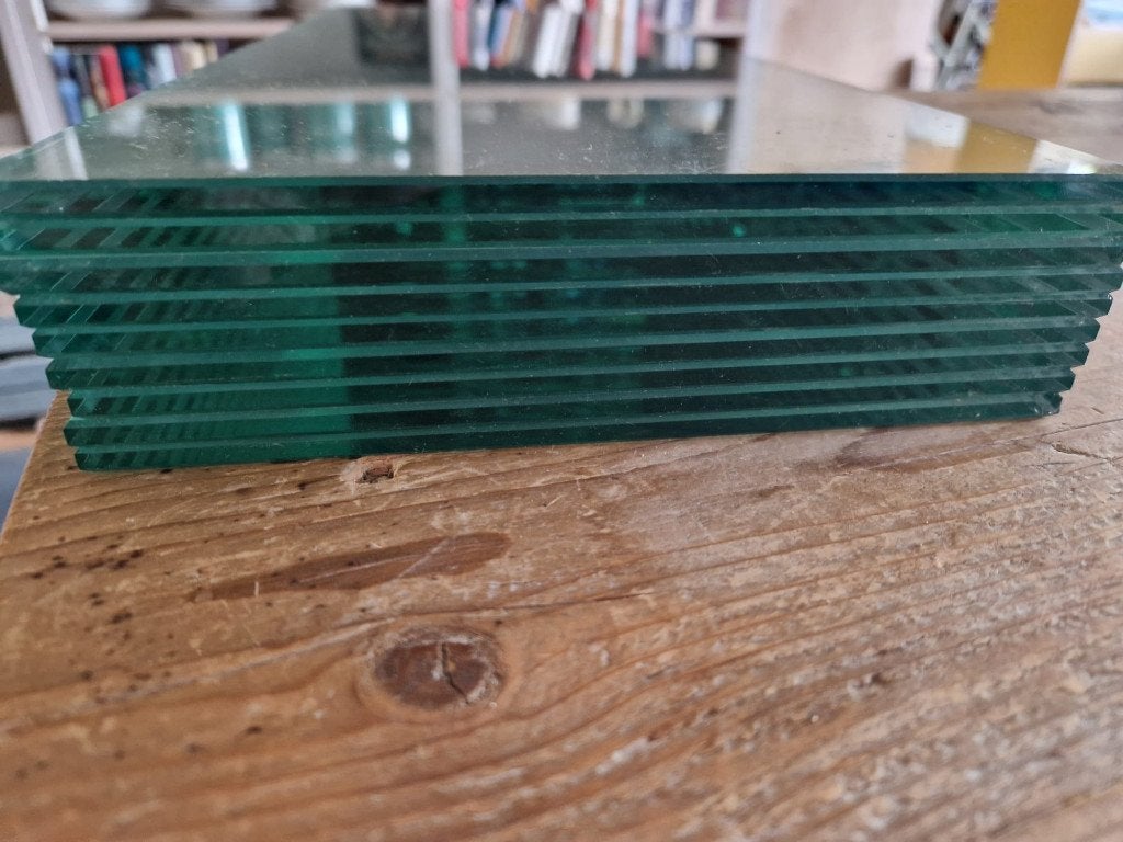 Glasplaatjes vitrinekast 19,5x56x5 mm, Ophalen, 50 tot 100 cm, Minder dan 25 cm, Minder dan 100 cm