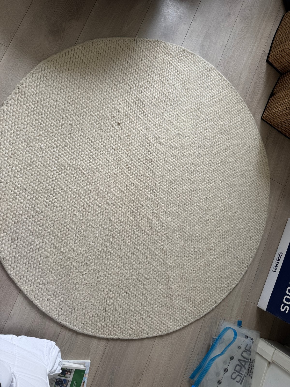 Volero Rond Vloerkleed - 160cm - Licht Gebruikt, Gebruikt, 150 tot 200 cm, Rond, Ophalen of Verzenden