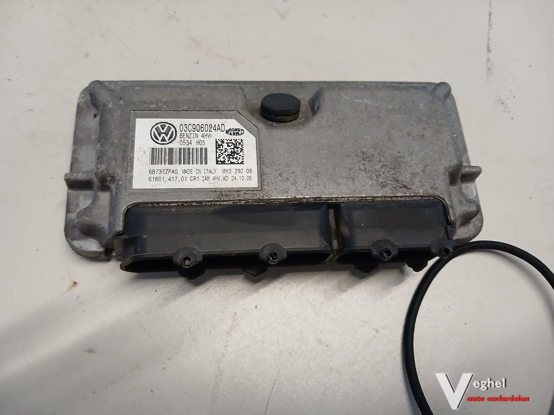 VW Polo 5drs 1.4/16v ECU Computer '07, Gebruikt, -, -, Ophalen of Verzenden