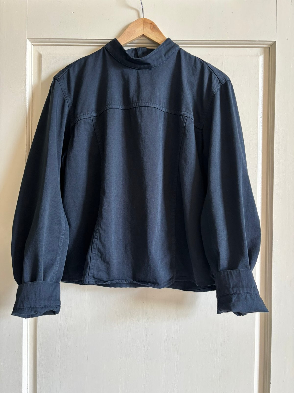 Dries van Noten top in maat M(edium), donkerblauw, Ophalen of Verzenden, Zo goed als nieuw, Blauw