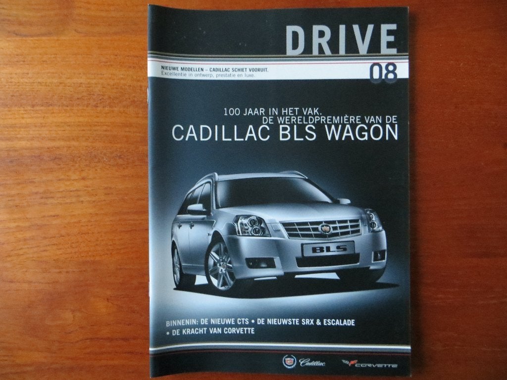 Drive 08: Cadillac-Corvette Modellenoverzicht (2008), Ophalen of Verzenden, Nieuw, Overige merken