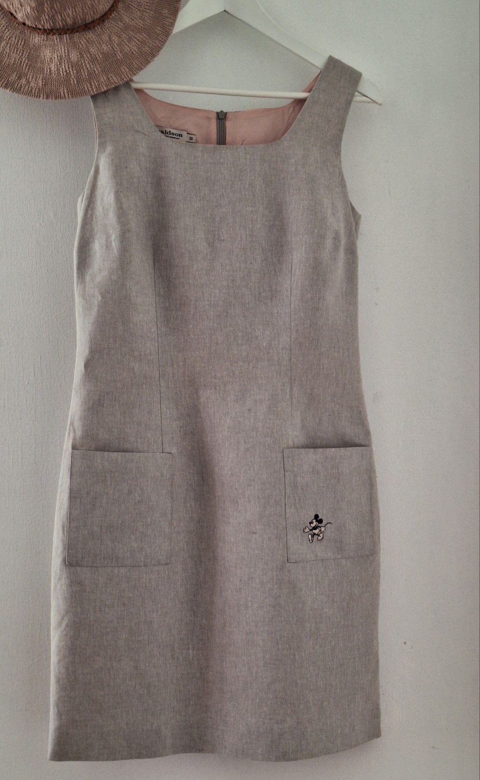 Nieuw Vintage Donaldson Jurkje  Maat 38, Maat 38/40 (M), Beige, Donaldson, Nieuw