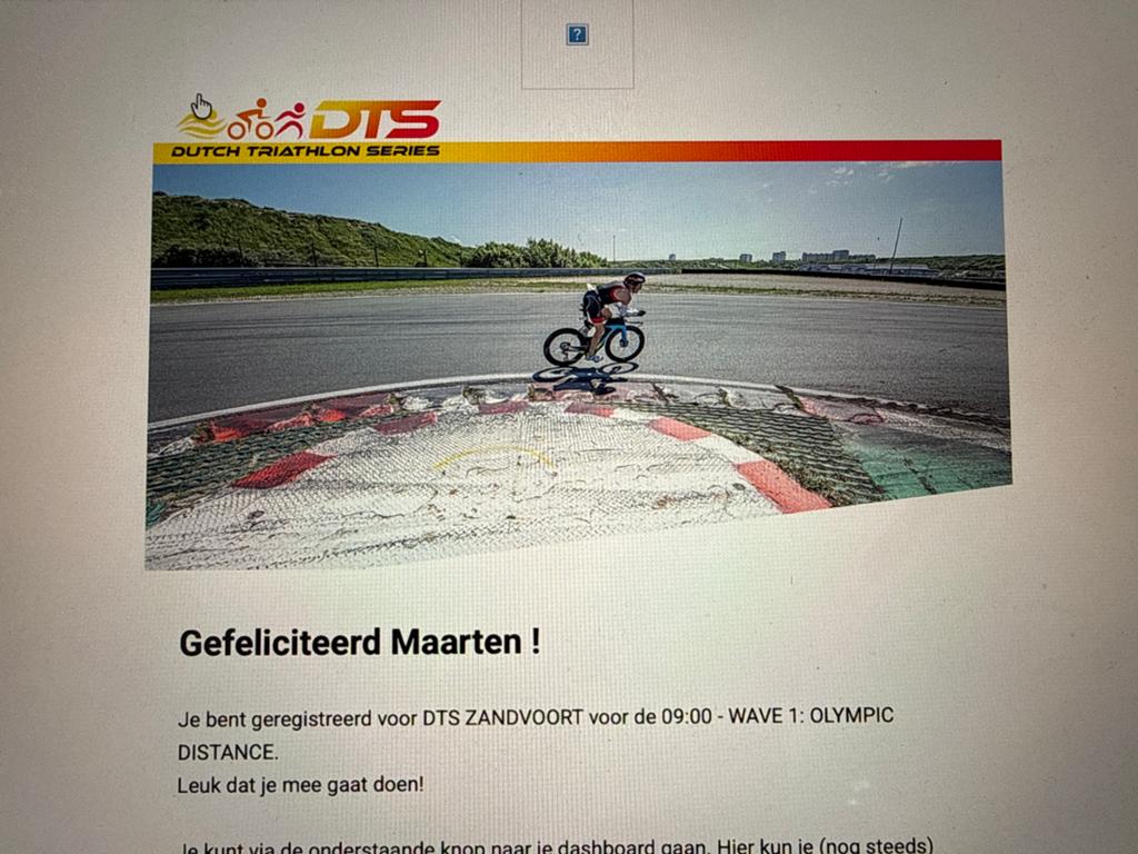 13 juni - 1/4 triathlon op Zandvoort - 09:00 - OLYMPIC Dist, Tickets en Kaartjes, Eén persoon