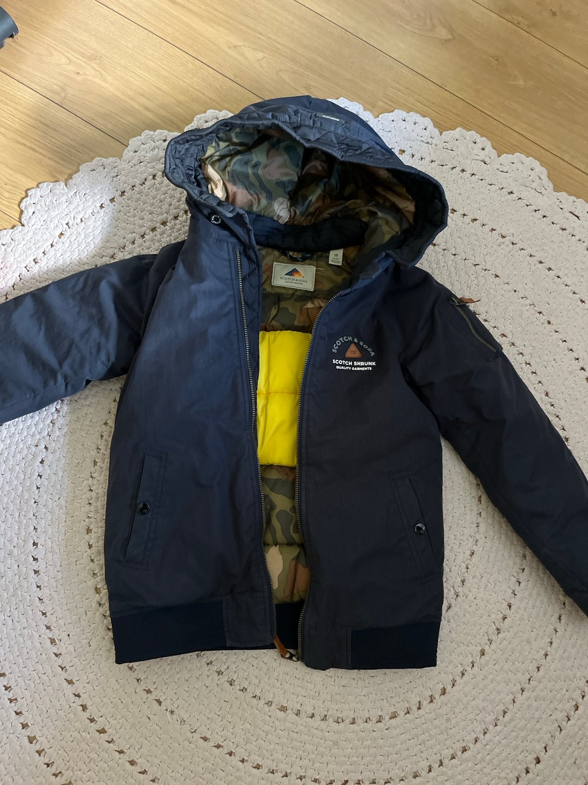 Scotch & Soda winterjas voor jongens, maat 152, Ophalen of Verzenden, Zo goed als nieuw, Jongen, Jas