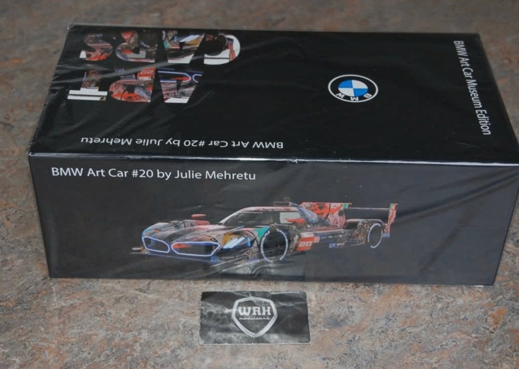 NIEUW BMW M ART CAR LM Hybrid 2024 Mehretu Spark 1:18 WRH, Hobby en Vrije tijd, Modelauto's | 1:18, Verzenden, Nieuw, Auto, Bburago