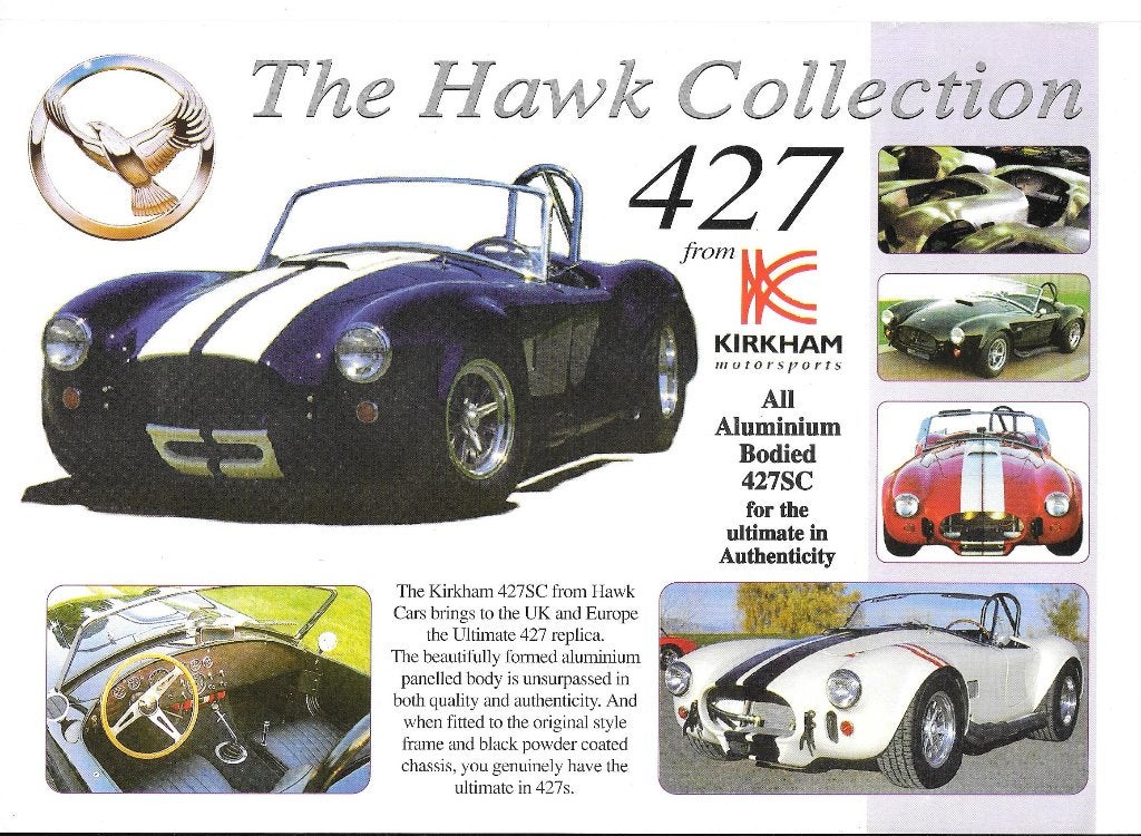 JAGUAR SS100 / HAWK 427 COBRA, Boeken, Auto's | Folders en Tijdschriften, Zo goed als nieuw, Overige merken, Ophalen of Verzenden