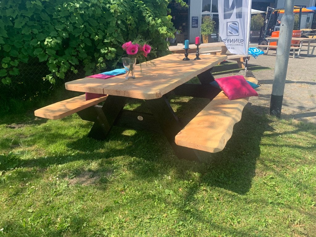 Picknickbank douglas, Ophalen, Nieuw, Rechthoekig, Hout
